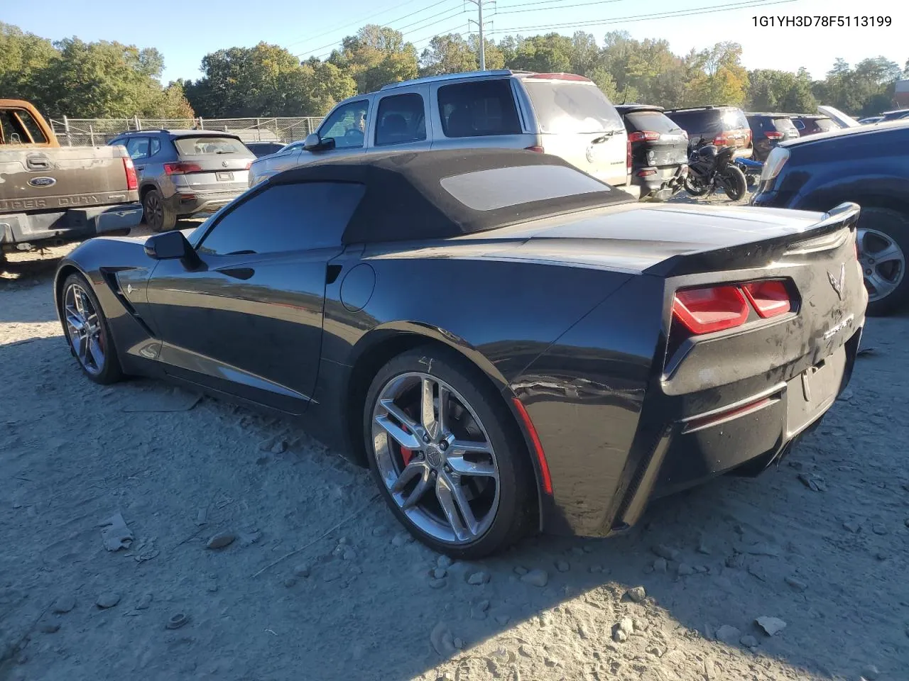 2015 Chevrolet Corvette Stingray Z51 1Lt VIN: 1G1YH3D78F5113199 Lot: 76310374