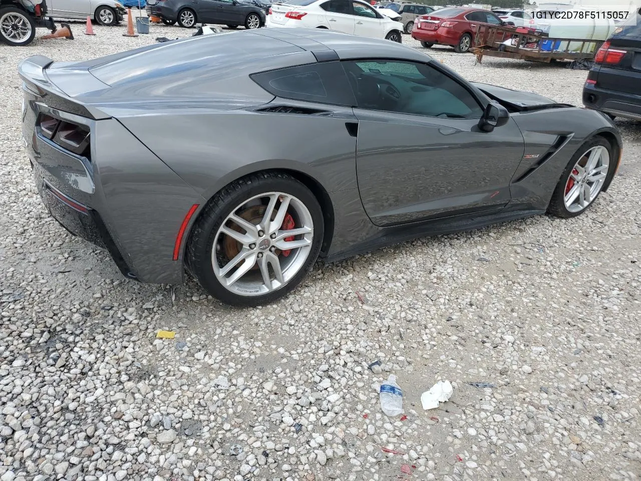 2015 Chevrolet Corvette Stingray 2Lt VIN: 1G1YC2D78F5115057 Lot: 78951394