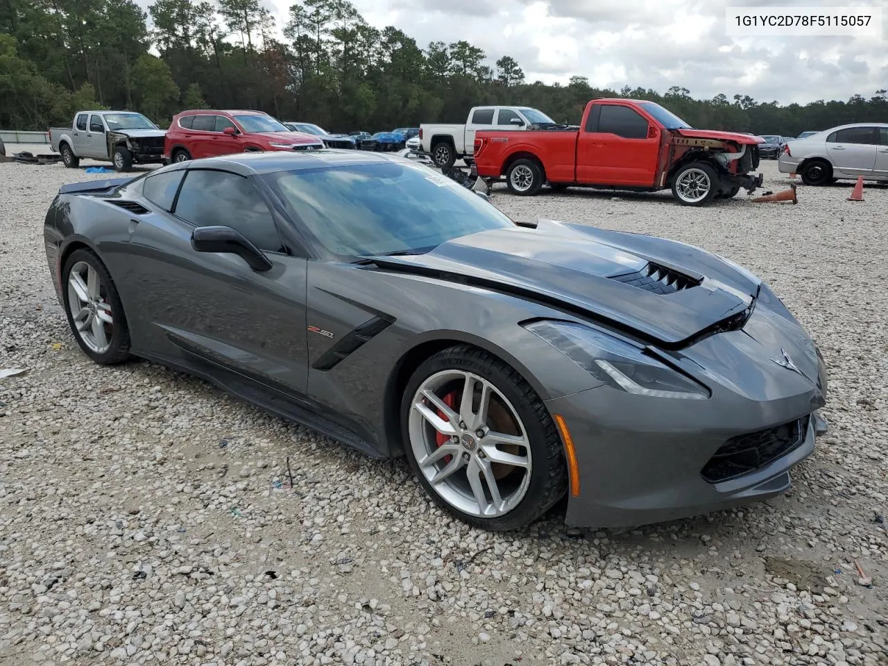 2015 Chevrolet Corvette Stingray 2Lt VIN: 1G1YC2D78F5115057 Lot: 78951394