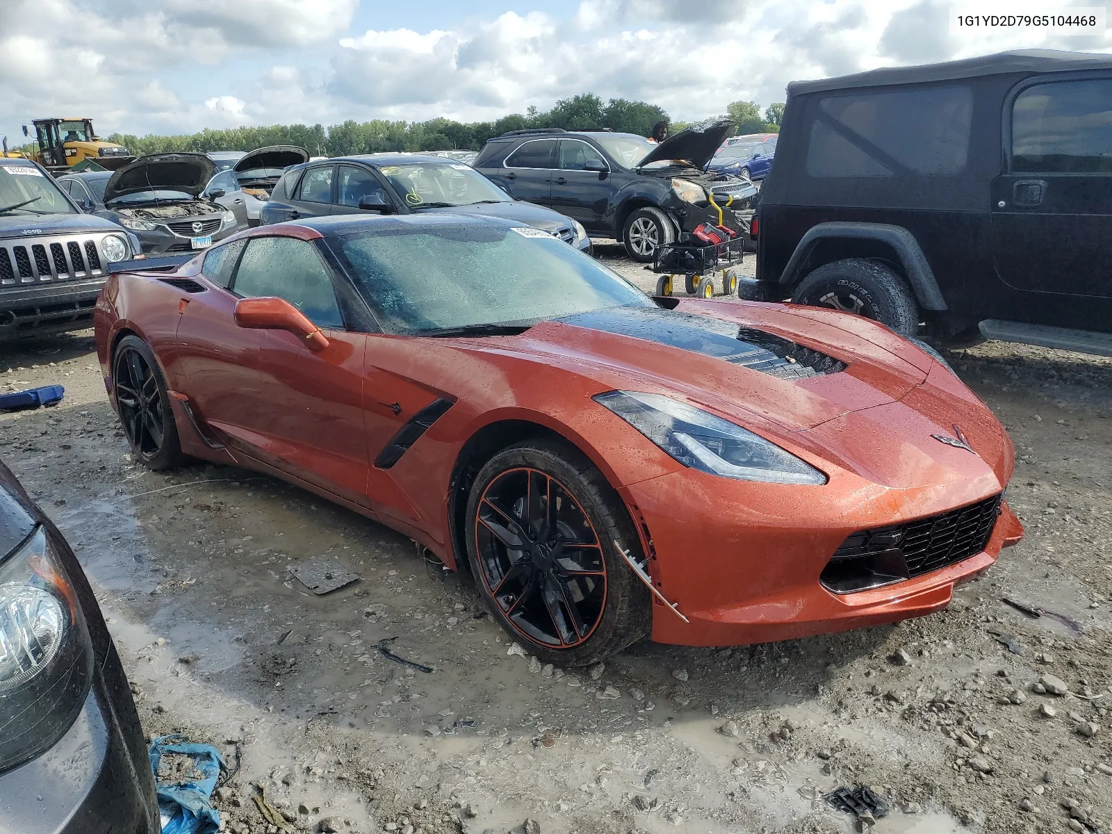 2016 Chevrolet Corvette Stingray 2Lt VIN: 1G1YD2D79G5104468 Lot: 65549604