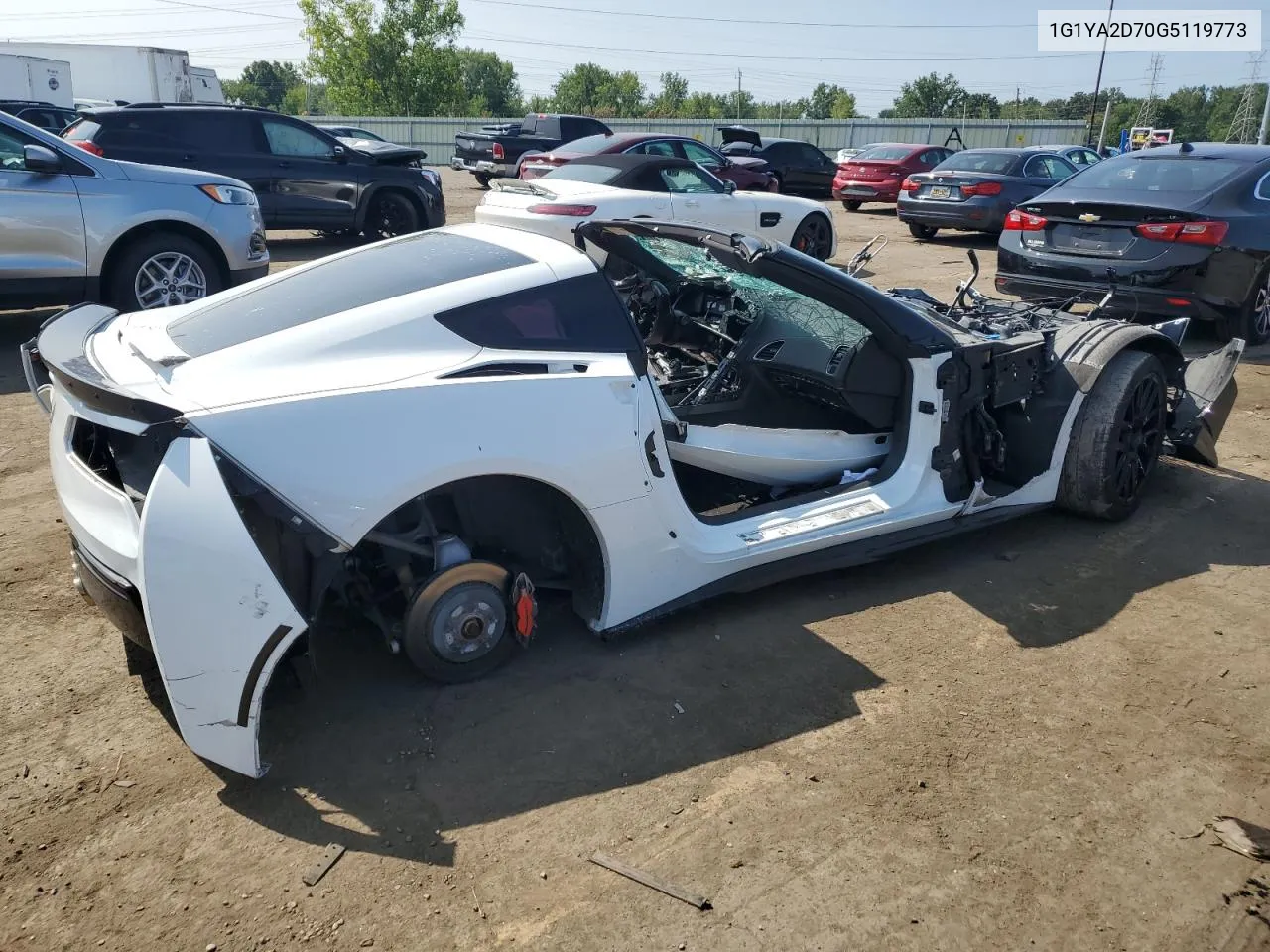 2016 Chevrolet Corvette Stingray 1Lt VIN: 1G1YA2D70G5119773 Lot: 68623864