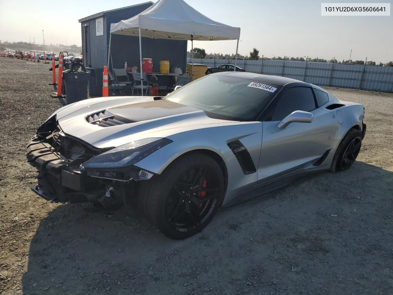 2016 Chevrolet Corvette Z06 3Lz VIN: 1G1YU2D6XG5606641 Lot: 69261564