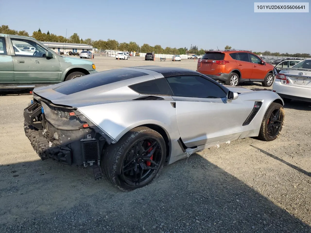 2016 Chevrolet Corvette Z06 3Lz VIN: 1G1YU2D6XG5606641 Lot: 69261564