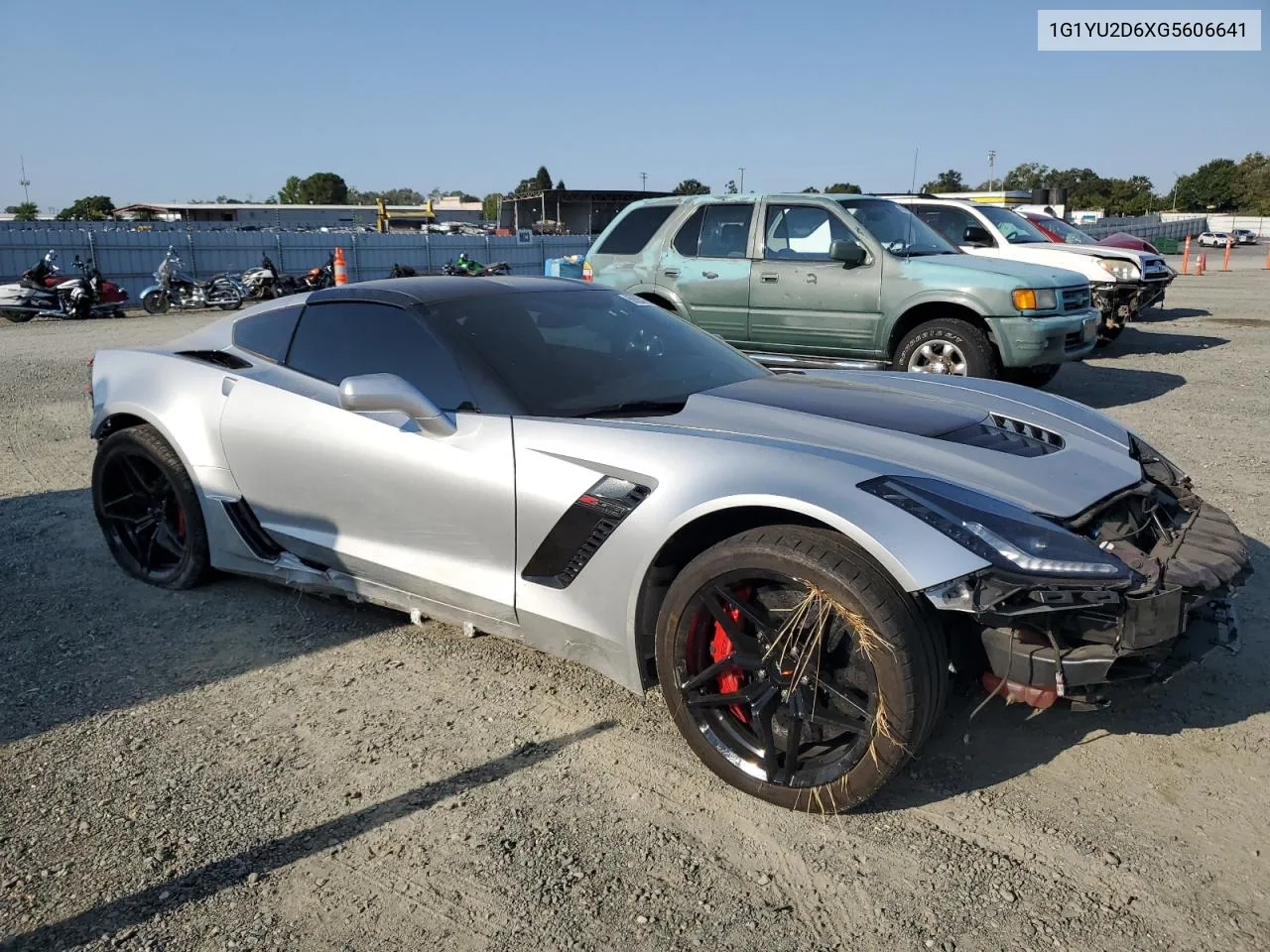 2016 Chevrolet Corvette Z06 3Lz VIN: 1G1YU2D6XG5606641 Lot: 69261564