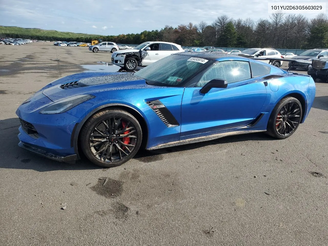 1G1YU2D63G5603029 2016 Chevrolet Corvette Z06 3Lz