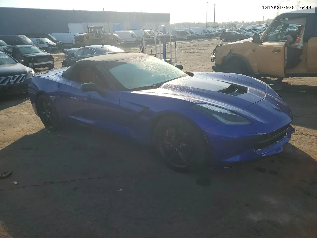 1G1YK3D75G5116449 2016 Chevrolet Corvette Stingray Z51 2Lt