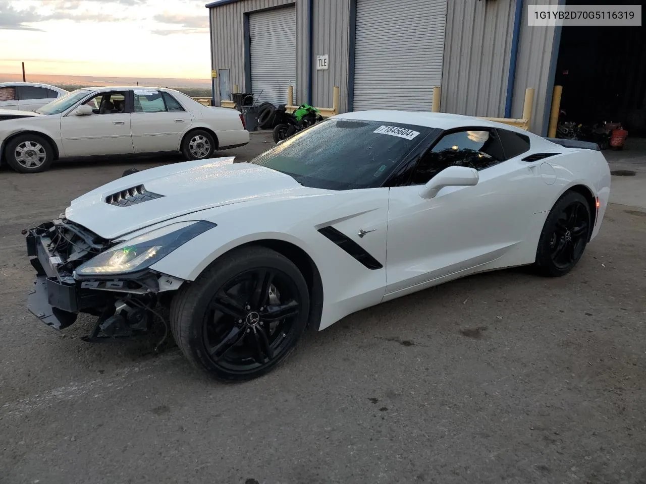 2016 Chevrolet Corvette Stingray 1Lt VIN: 1G1YB2D70G5116319 Lot: 71845604