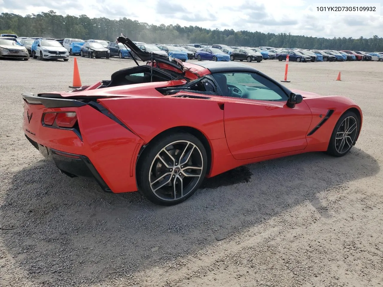 2016 Chevrolet Corvette Stingray Z51 2Lt VIN: 1G1YK2D73G5109932 Lot: 71934494