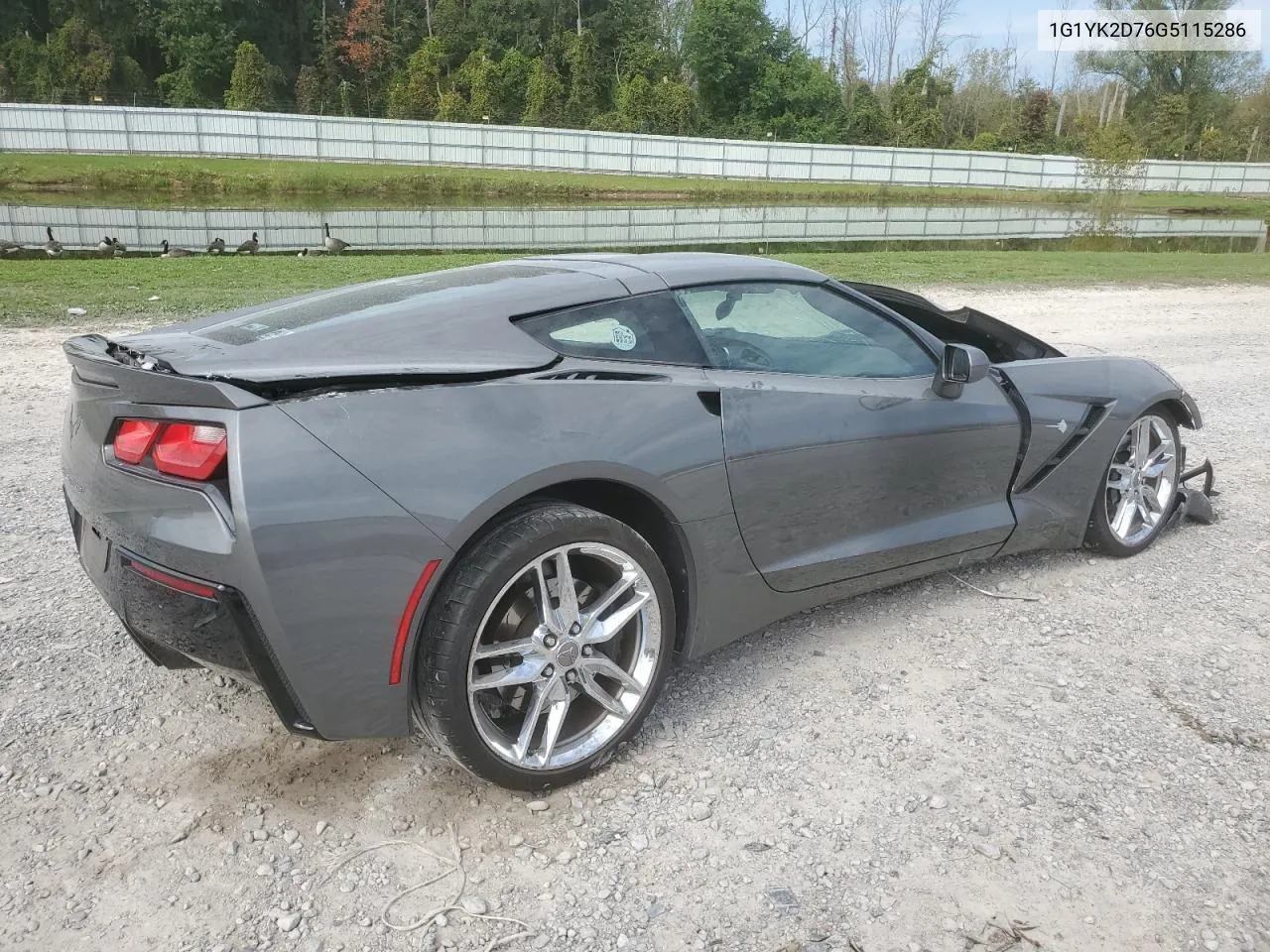 2016 Chevrolet Corvette Stingray Z51 2Lt VIN: 1G1YK2D76G5115286 Lot: 72022354