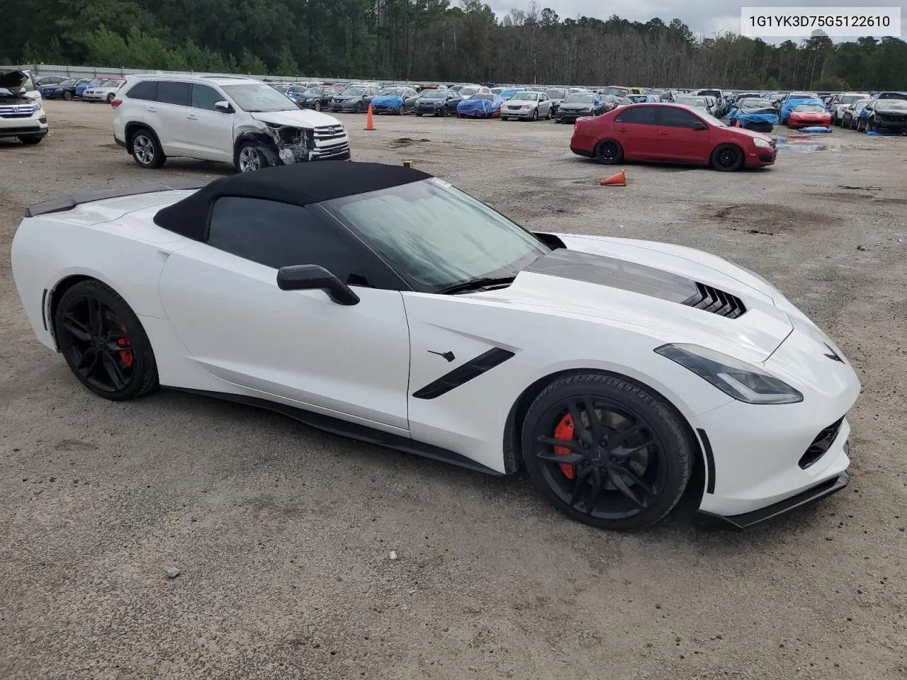 2016 Chevrolet Corvette Stingray Z51 2Lt VIN: 1G1YK3D75G5122610 Lot: 72325114