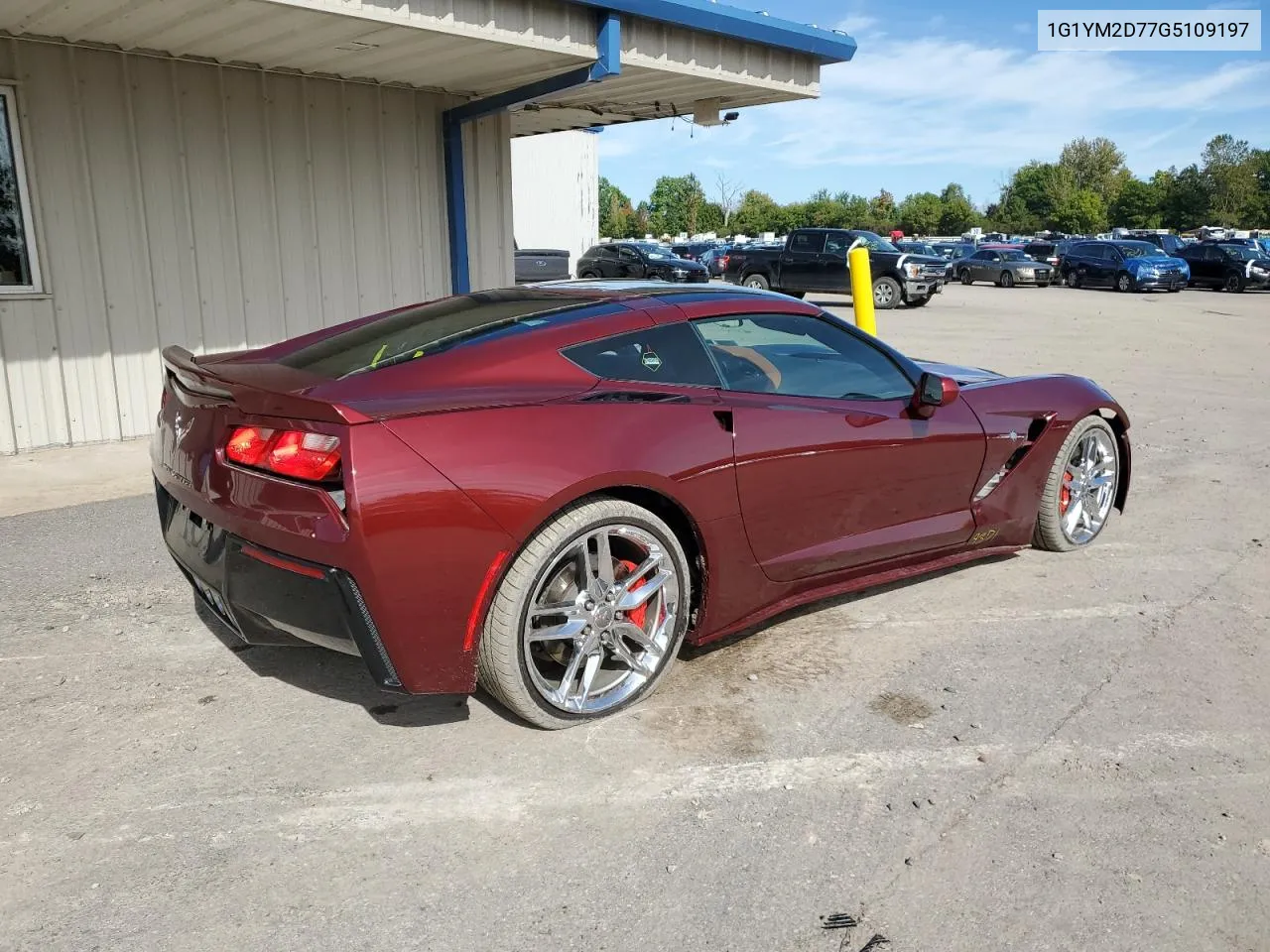 2016 Chevrolet Corvette Stingray Z51 3Lt VIN: 1G1YM2D77G5109197 Lot: 72709064