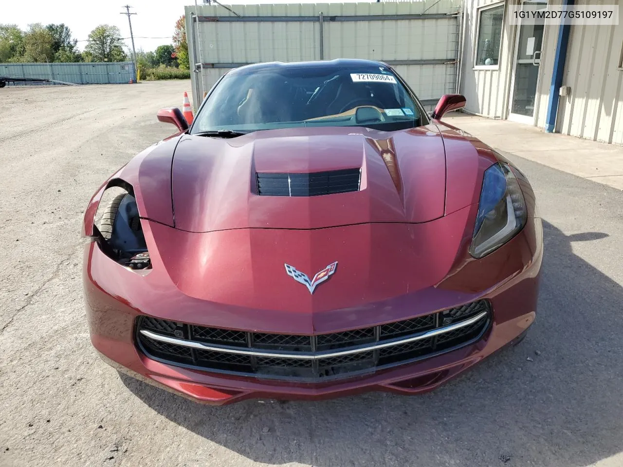 2016 Chevrolet Corvette Stingray Z51 3Lt VIN: 1G1YM2D77G5109197 Lot: 72709064