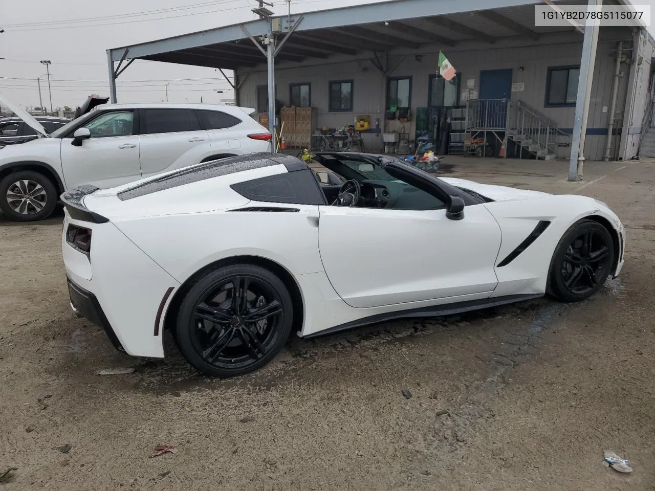 2016 Chevrolet Corvette Stingray 1Lt VIN: 1G1YB2D78G5115077 Lot: 73226464