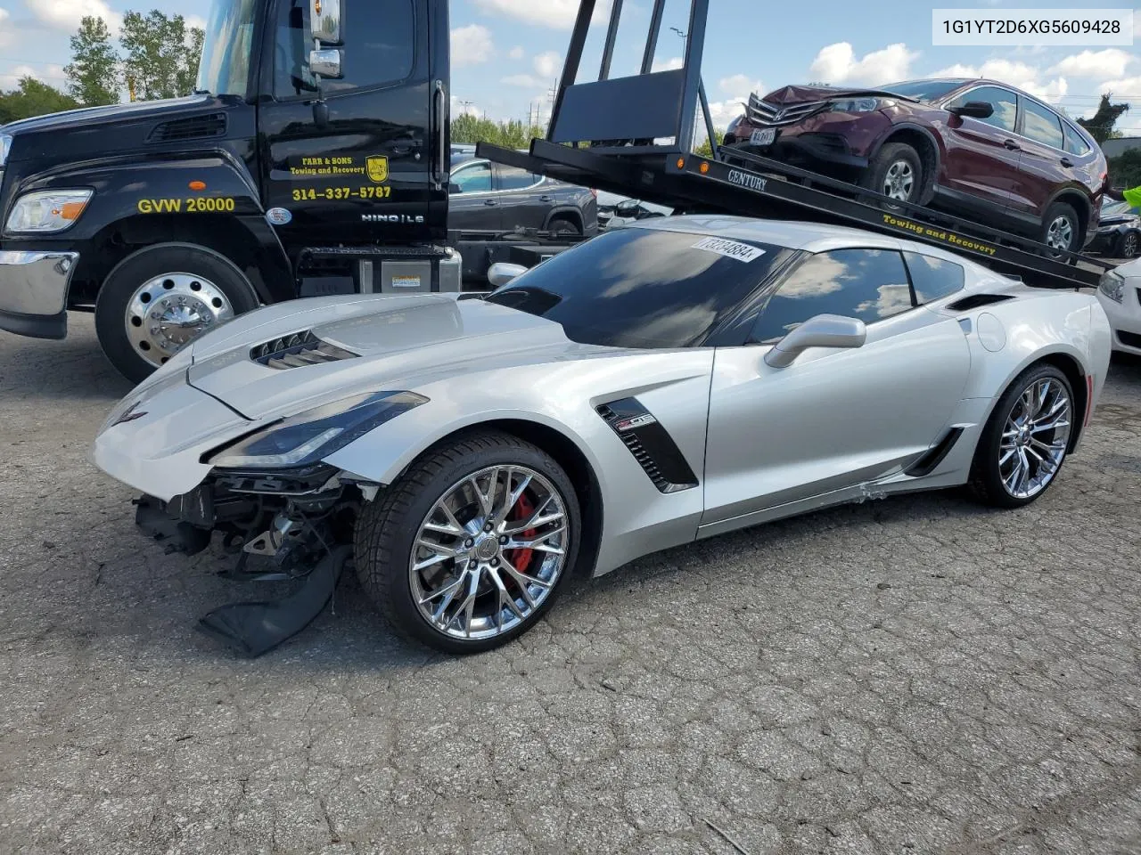 2016 Chevrolet Corvette Z06 3Lz VIN: 1G1YT2D6XG5609428 Lot: 73234884