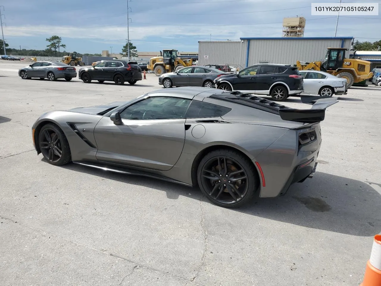 2016 Chevrolet Corvette Stingray Z51 2Lt VIN: 1G1YK2D71G5105247 Lot: 73552764