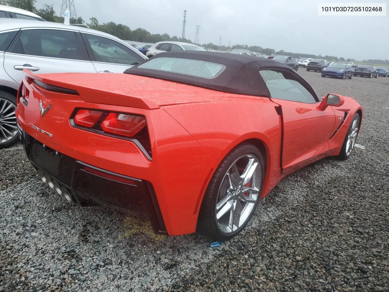 2016 Chevrolet Corvette Stingray 2Lt VIN: 1G1YD3D72G5102468 Lot: 74016444