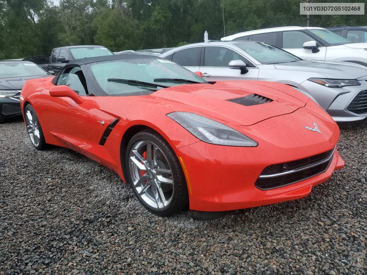 2016 Chevrolet Corvette Stingray 2Lt VIN: 1G1YD3D72G5102468 Lot: 74016444