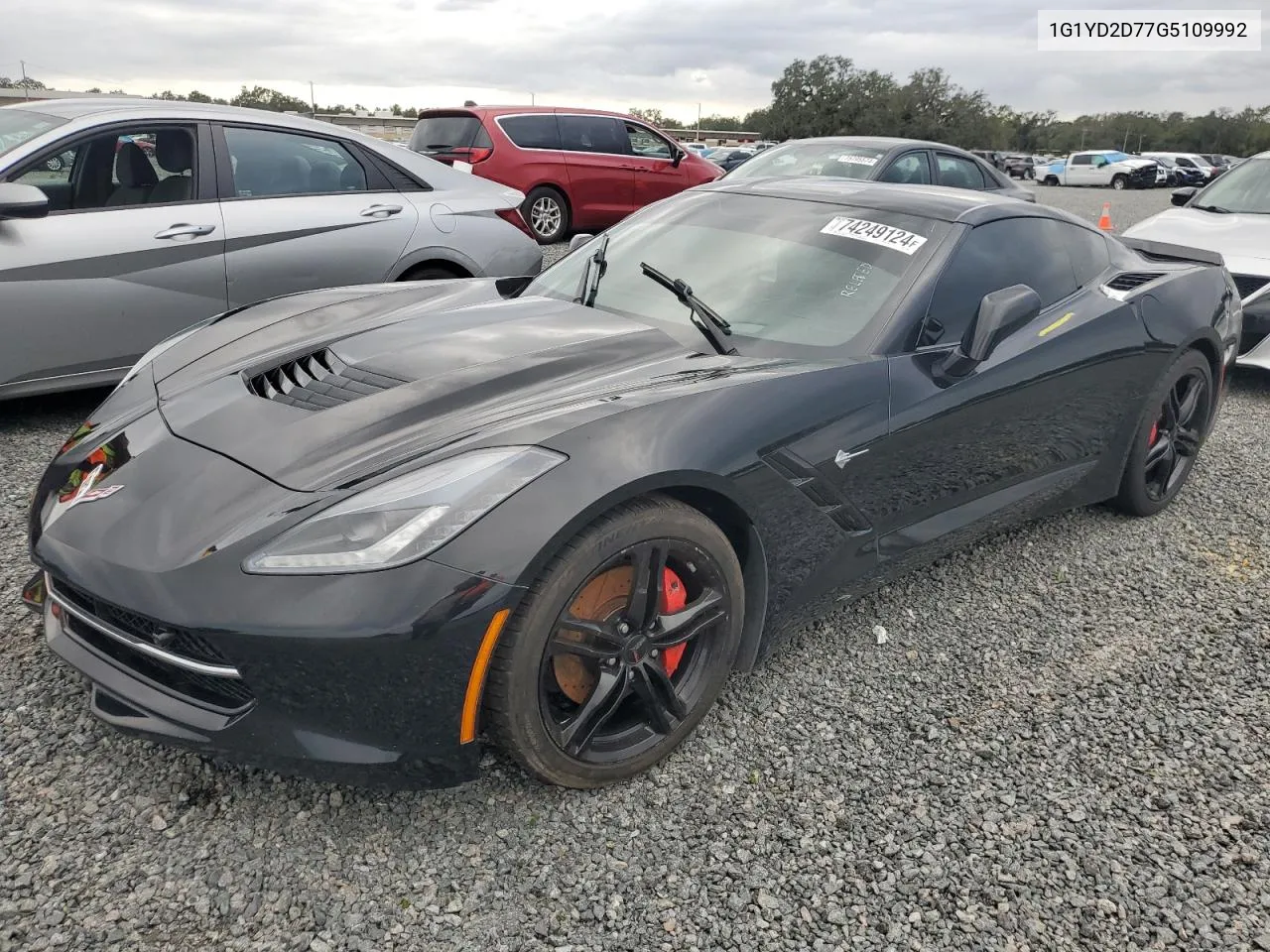 2016 Chevrolet Corvette Stingray 2Lt VIN: 1G1YD2D77G5109992 Lot: 74249124