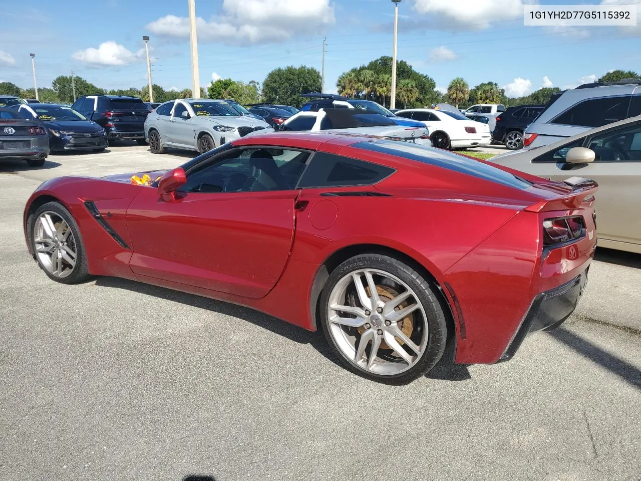 2016 Chevrolet Corvette Stingray Z51 1Lt VIN: 1G1YH2D77G5115392 Lot: 74354934