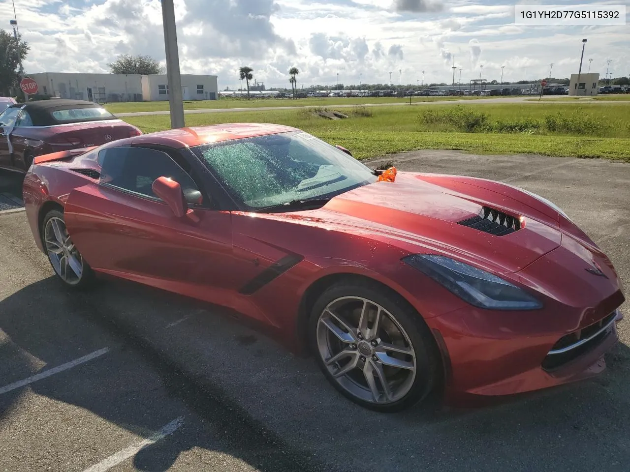 2016 Chevrolet Corvette Stingray Z51 1Lt VIN: 1G1YH2D77G5115392 Lot: 74354934