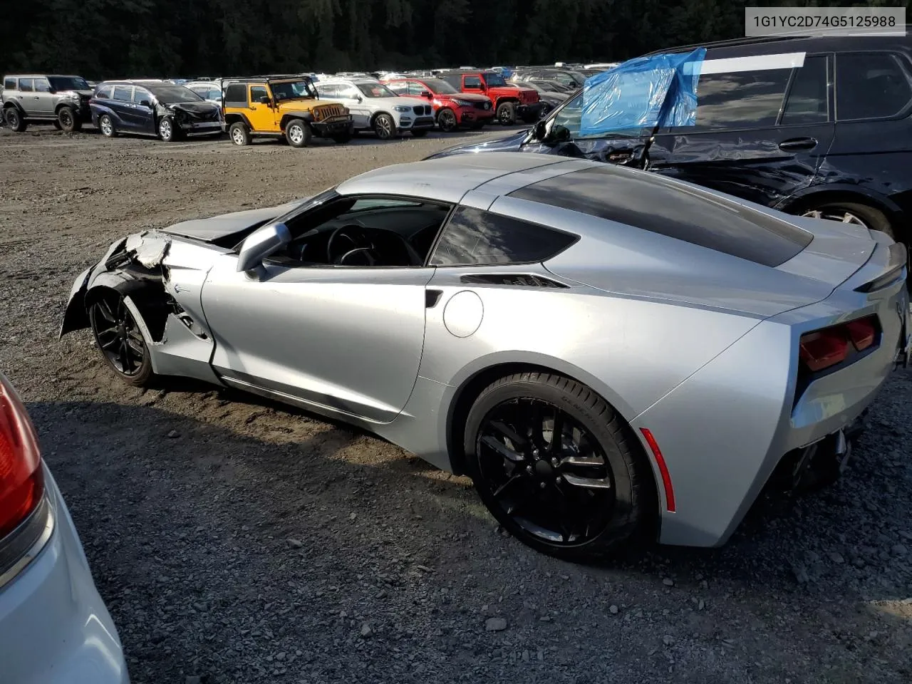 2016 Chevrolet Corvette Stingray 2Lt VIN: 1G1YC2D74G5125988 Lot: 74536924