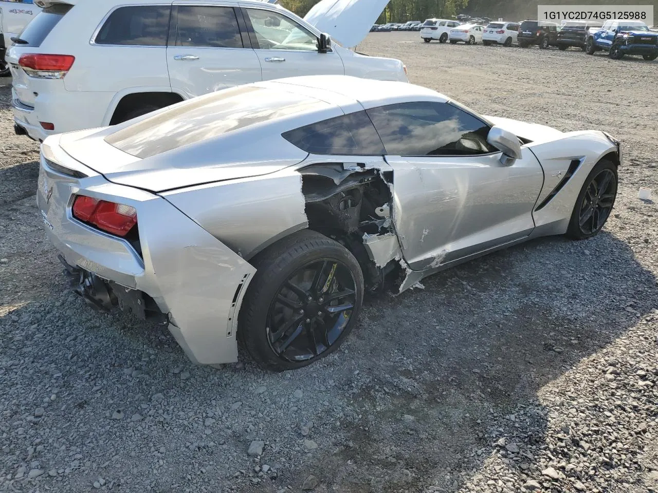 2016 Chevrolet Corvette Stingray 2Lt VIN: 1G1YC2D74G5125988 Lot: 74536924