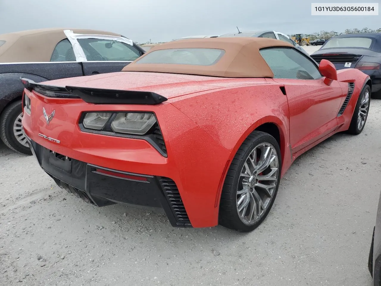 1G1YU3D63G5600184 2016 Chevrolet Corvette Z06 3Lz