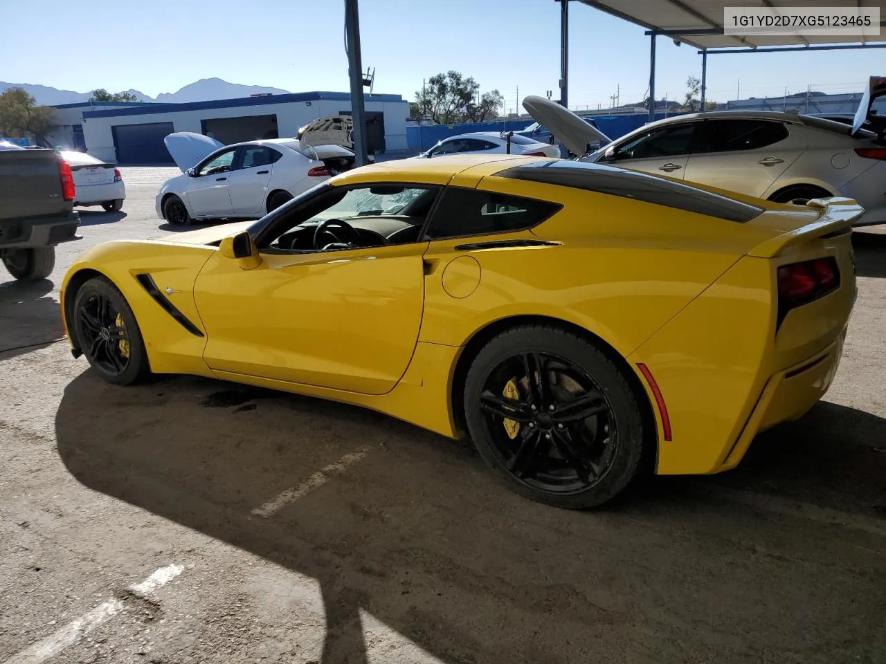 2016 Chevrolet Corvette Stingray 2Lt VIN: 1G1YD2D7XG5123465 Lot: 75078914