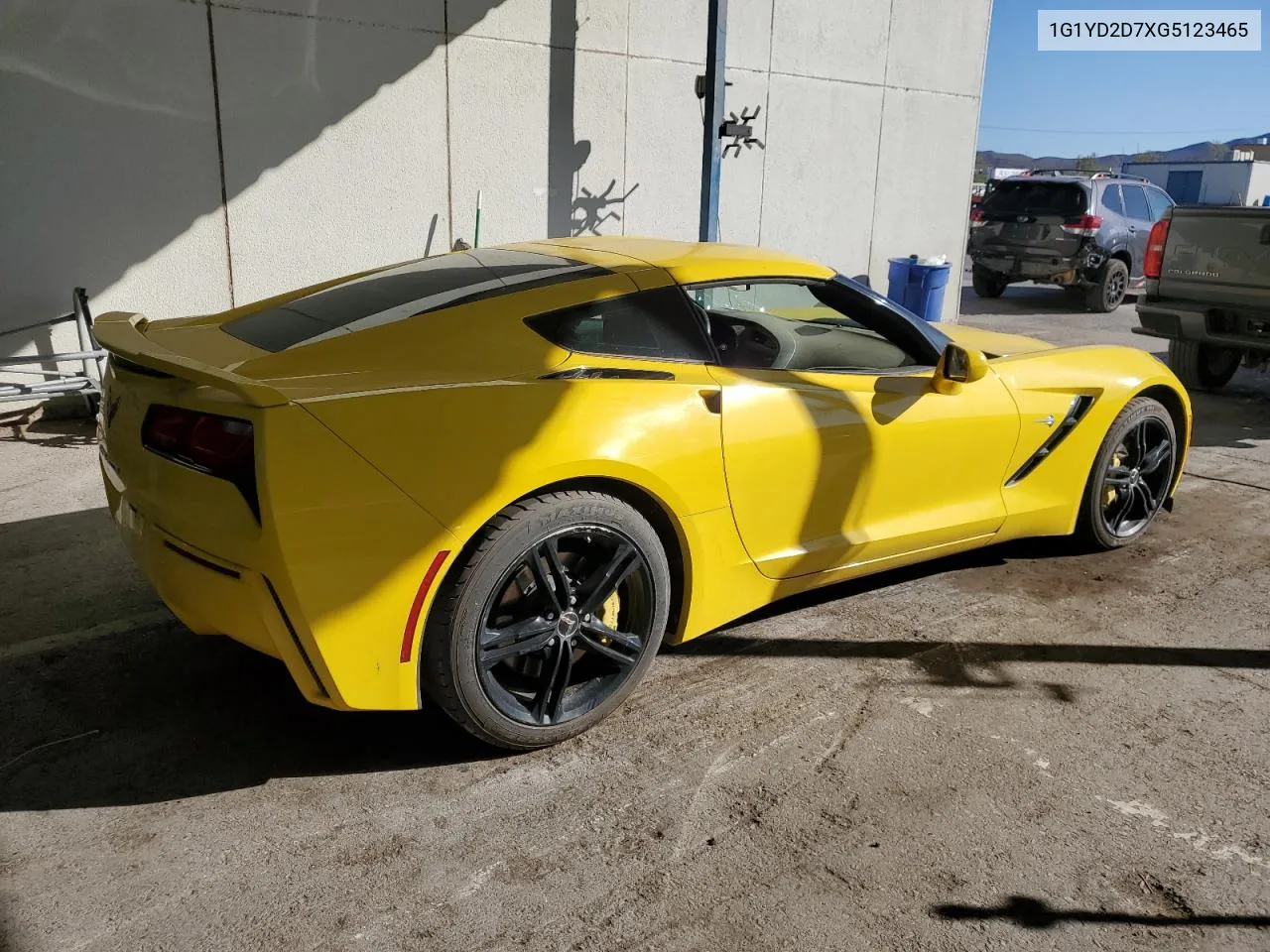 2016 Chevrolet Corvette Stingray 2Lt VIN: 1G1YD2D7XG5123465 Lot: 75078914