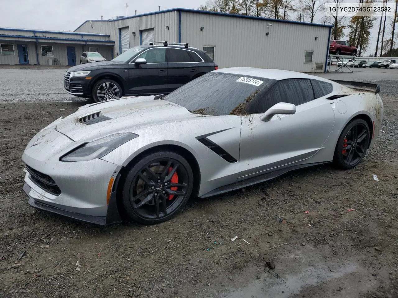 2016 Chevrolet Corvette Stingray Z51 1Lt VIN: 1G1YG2D74G5123582 Lot: 75223114