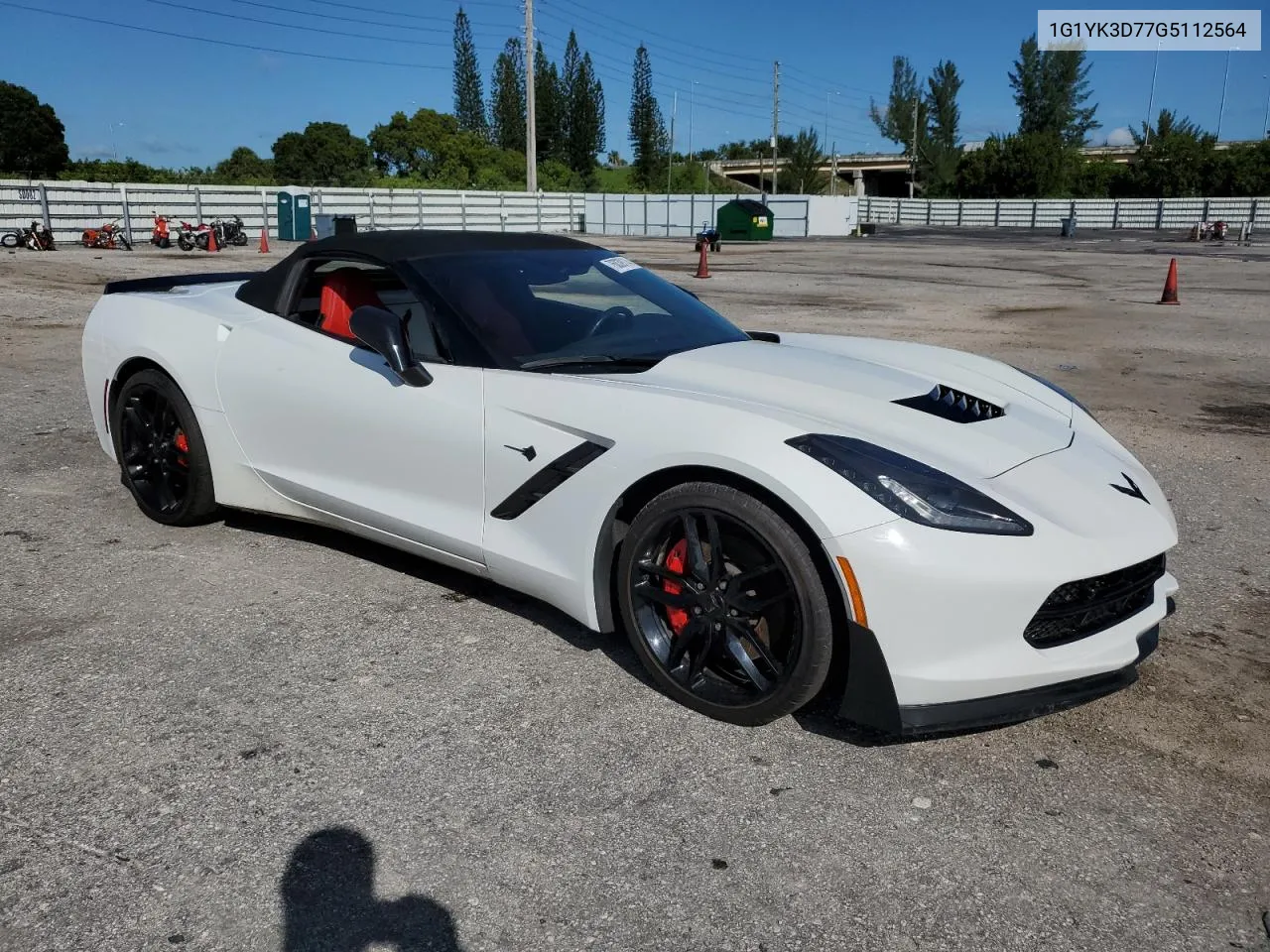 2016 Chevrolet Corvette Stingray Z51 2Lt VIN: 1G1YK3D77G5112564 Lot: 76039114