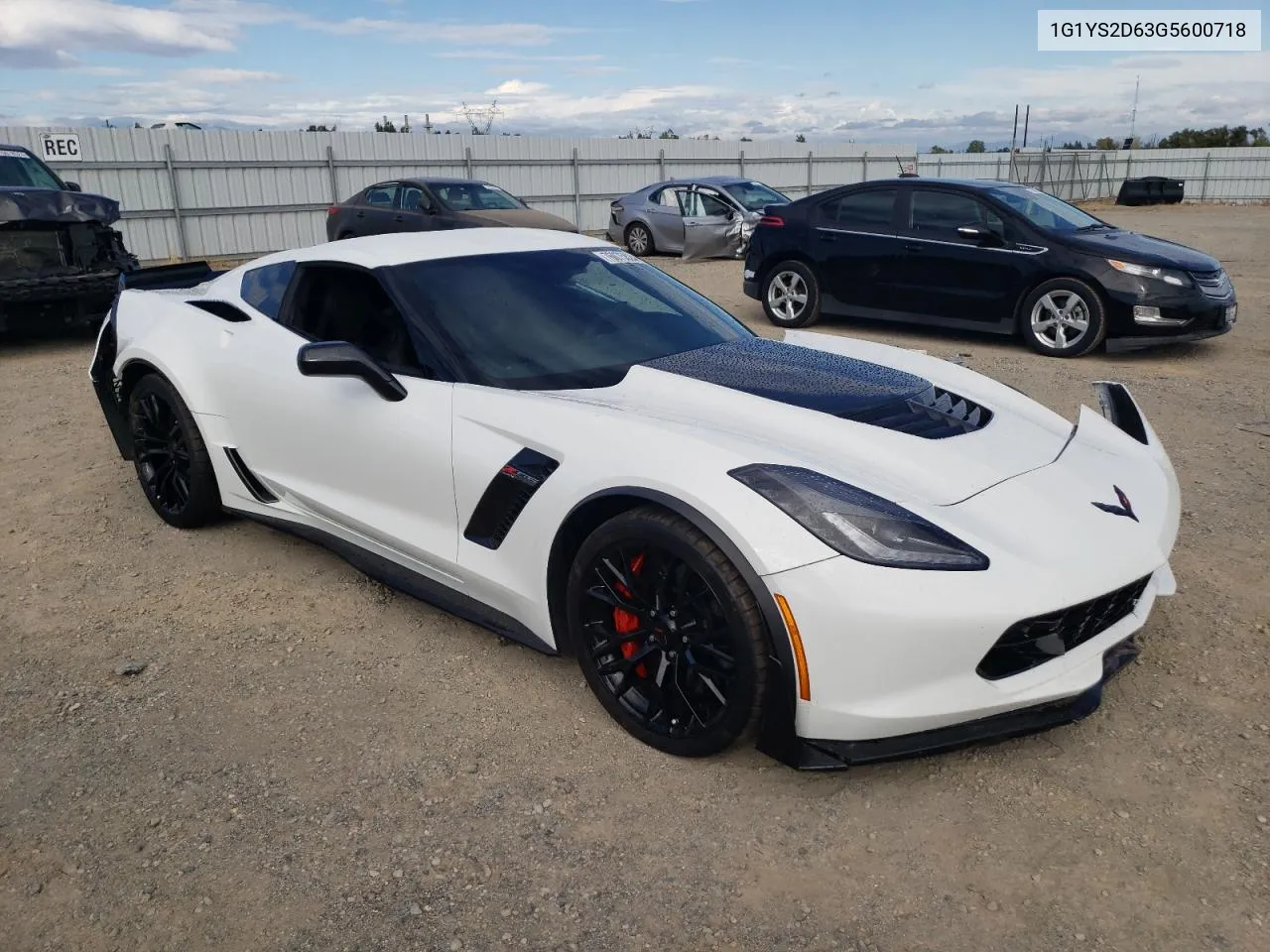 2016 Chevrolet Corvette Z06 2Lz VIN: 1G1YS2D63G5600718 Lot: 76075824