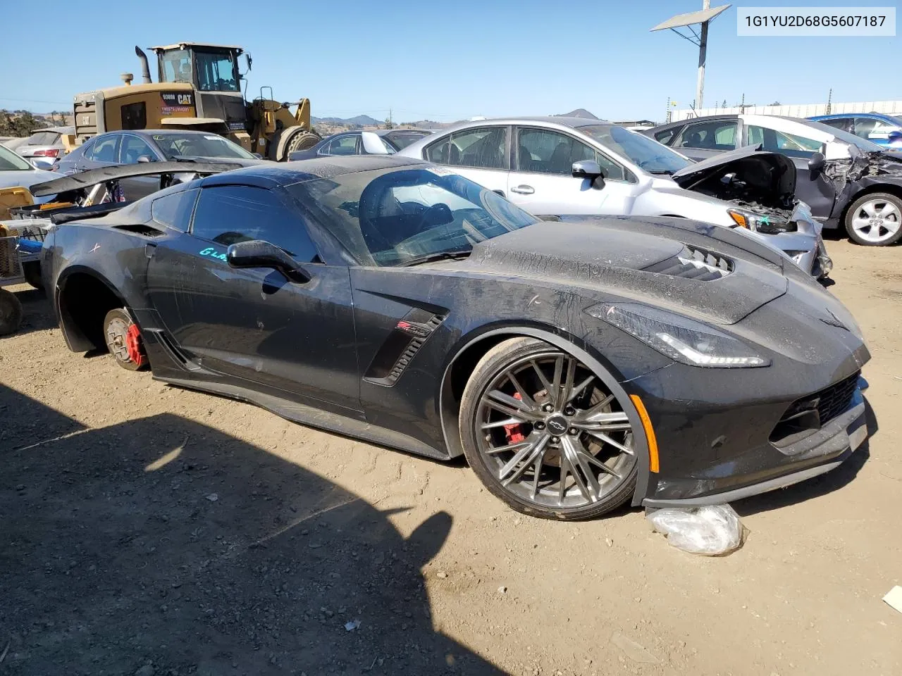 2016 Chevrolet Corvette Z06 3Lz VIN: 1G1YU2D68G5607187 Lot: 76139184