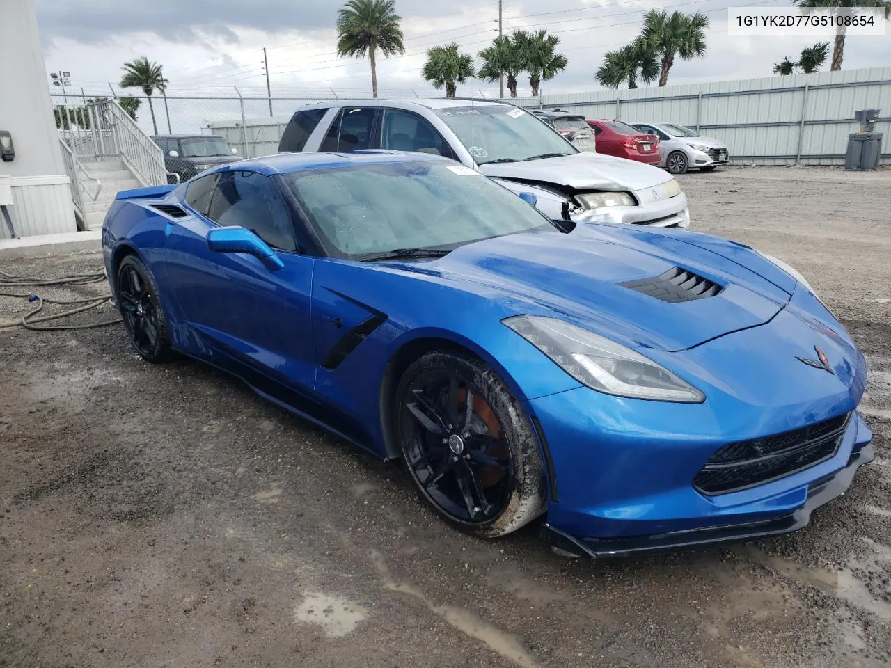 2016 Chevrolet Corvette Stingray Z51 2Lt VIN: 1G1YK2D77G5108654 Lot: 76171704