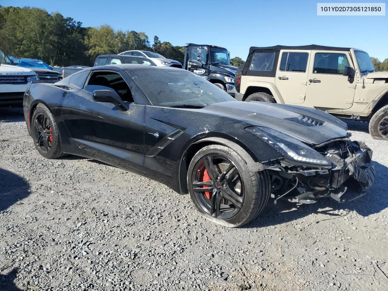 2016 Chevrolet Corvette Stingray 2Lt VIN: 1G1YD2D73G5121850 Lot: 76275944