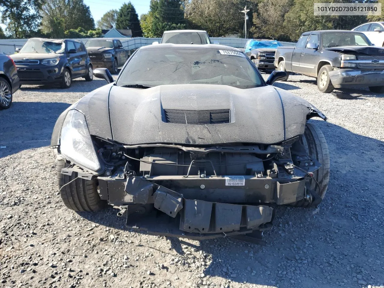 2016 Chevrolet Corvette Stingray 2Lt VIN: 1G1YD2D73G5121850 Lot: 76275944