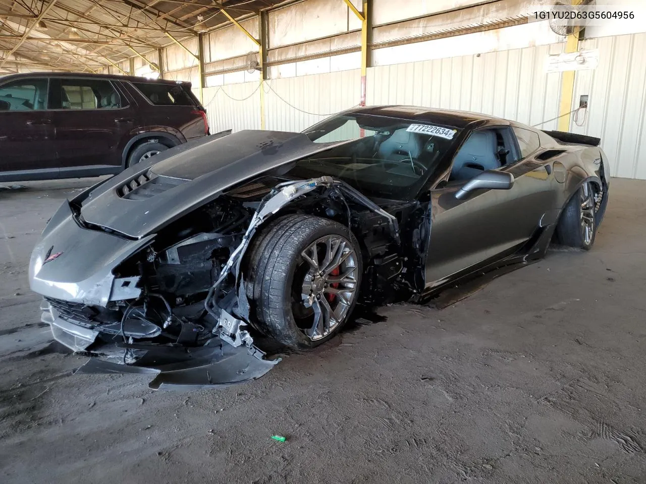 2016 Chevrolet Corvette Z06 3Lz VIN: 1G1YU2D63G5604956 Lot: 77222634