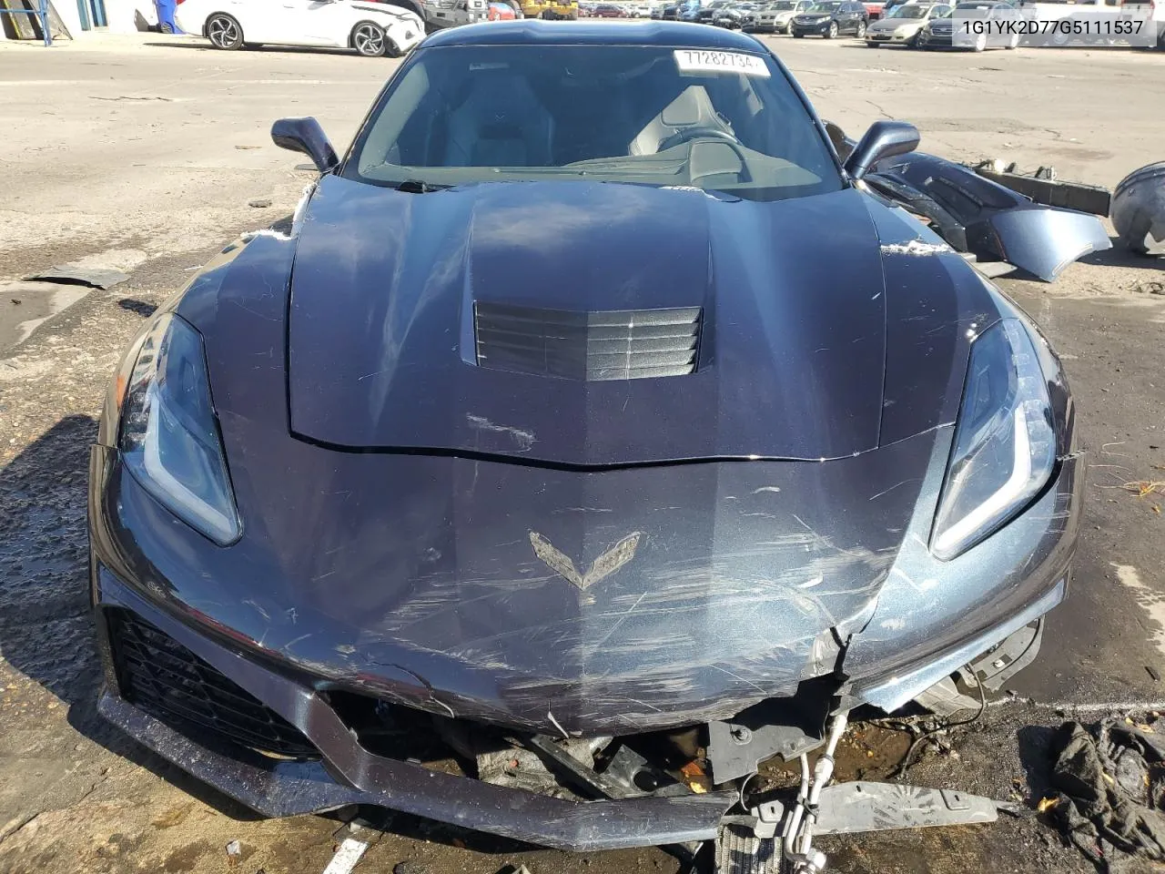 1G1YK2D77G5111537 2016 Chevrolet Corvette Stingray Z51 2Lt