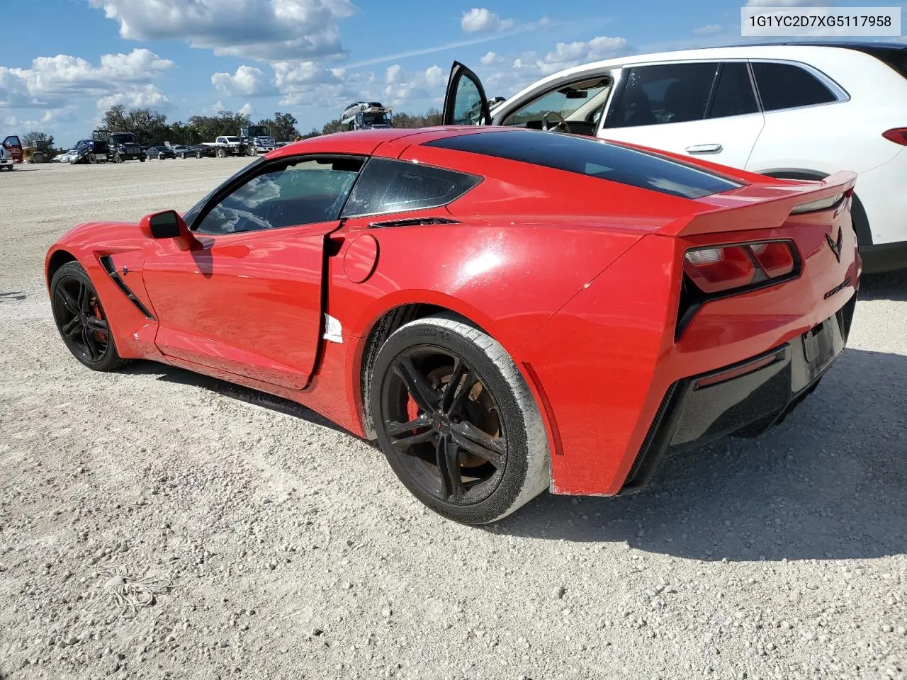 1G1YC2D7XG5117958 2016 Chevrolet Corvette Stingray 2Lt