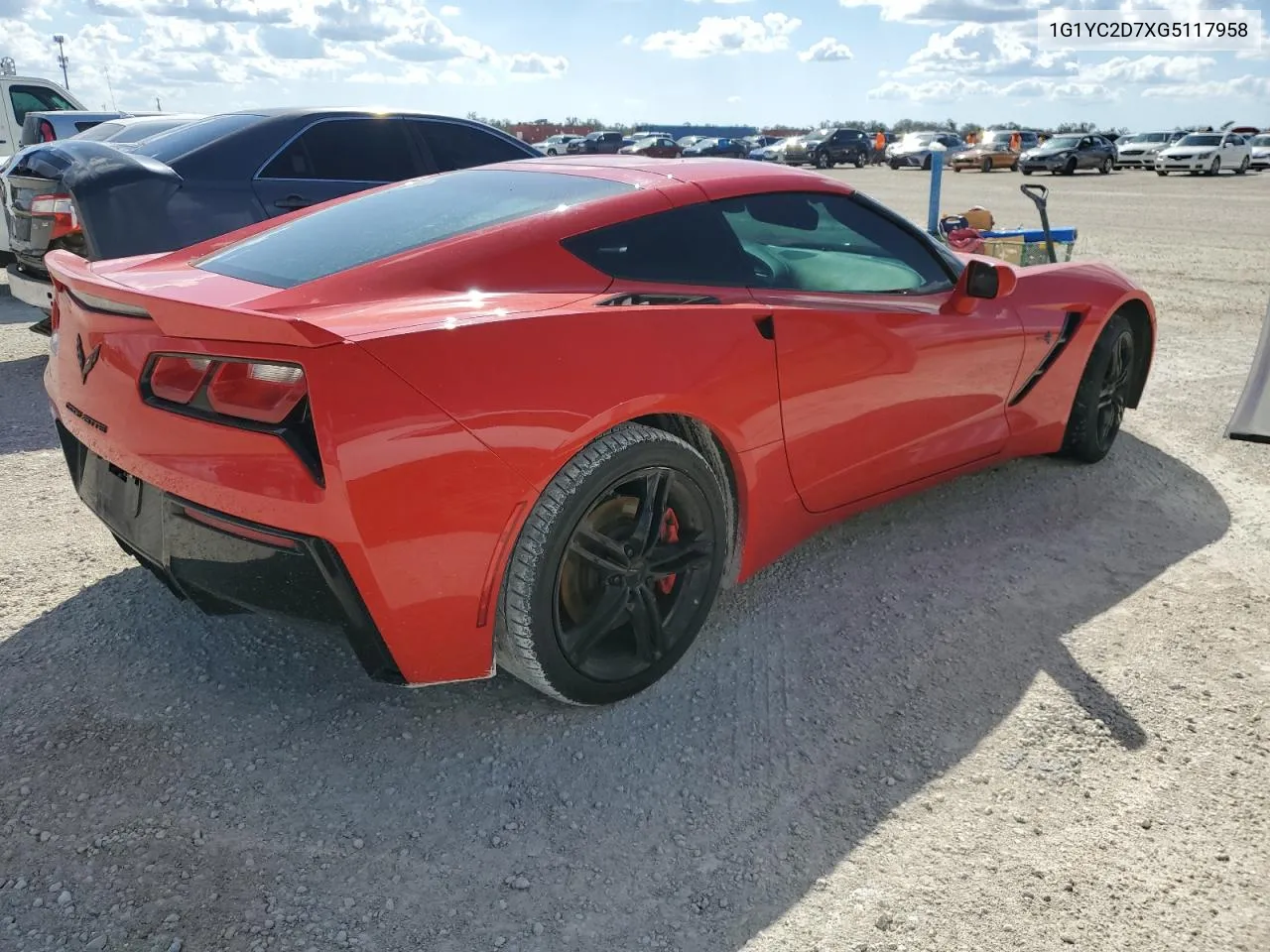 2016 Chevrolet Corvette Stingray 2Lt VIN: 1G1YC2D7XG5117958 Lot: 77501224