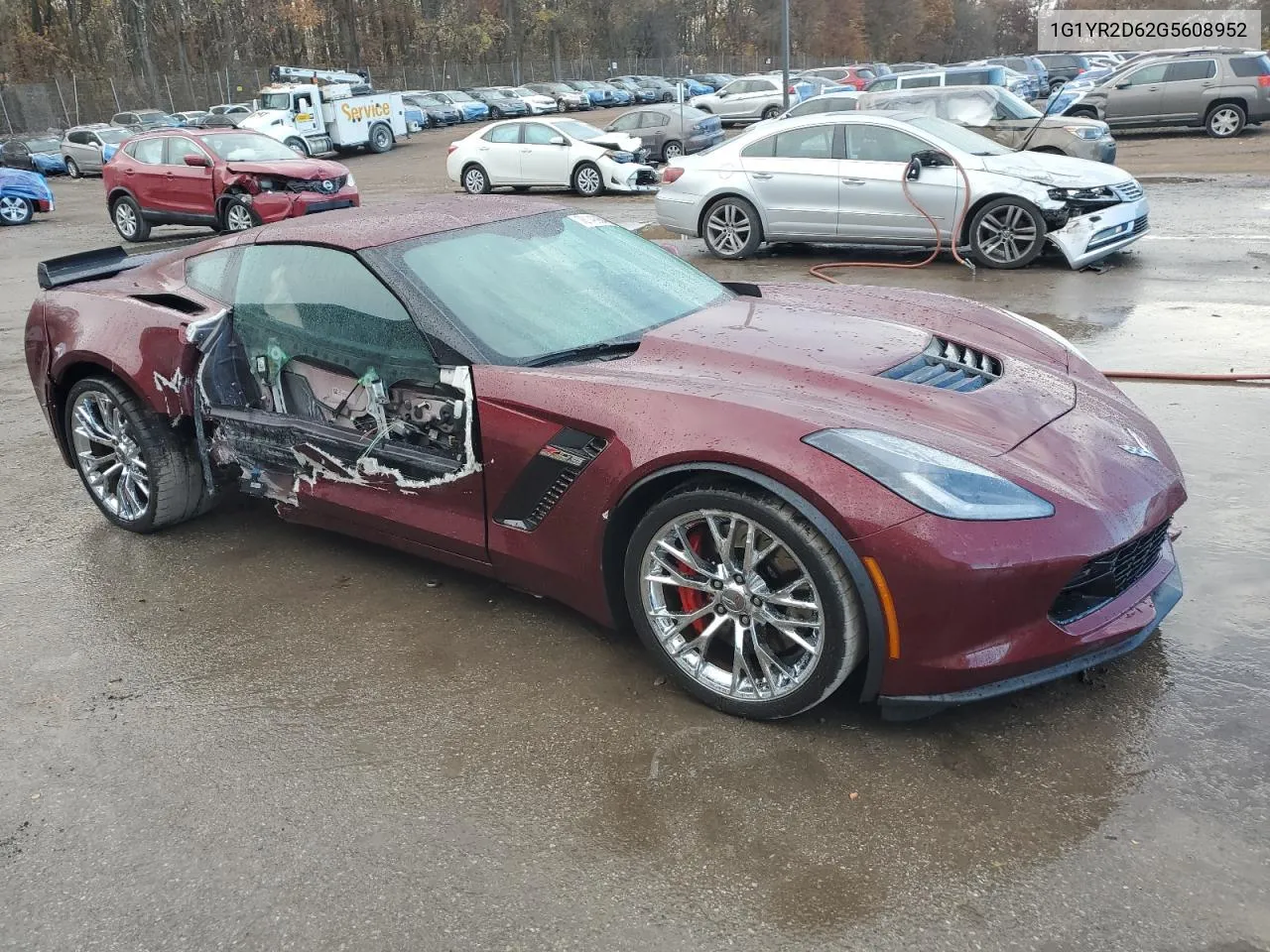 2016 Chevrolet Corvette Z06 2Lz VIN: 1G1YR2D62G5608952 Lot: 78149904