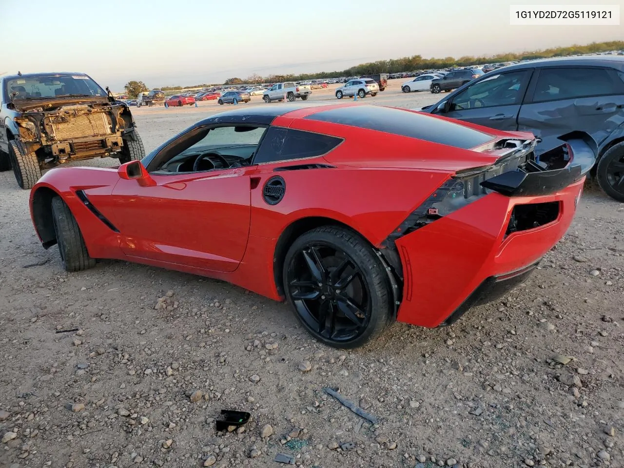 2016 Chevrolet Corvette Stingray 2Lt VIN: 1G1YD2D72G5119121 Lot: 79249434