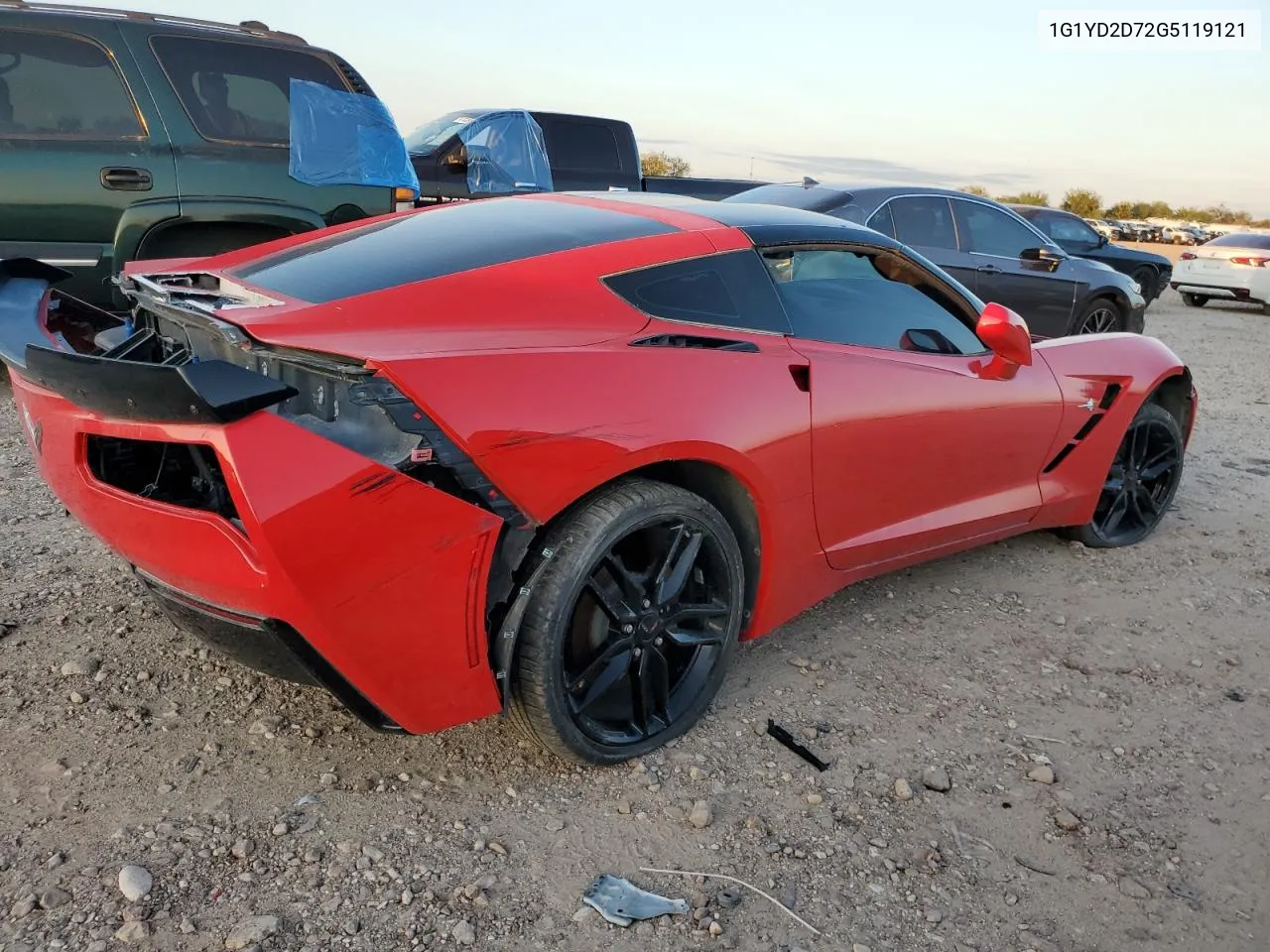 2016 Chevrolet Corvette Stingray 2Lt VIN: 1G1YD2D72G5119121 Lot: 79249434