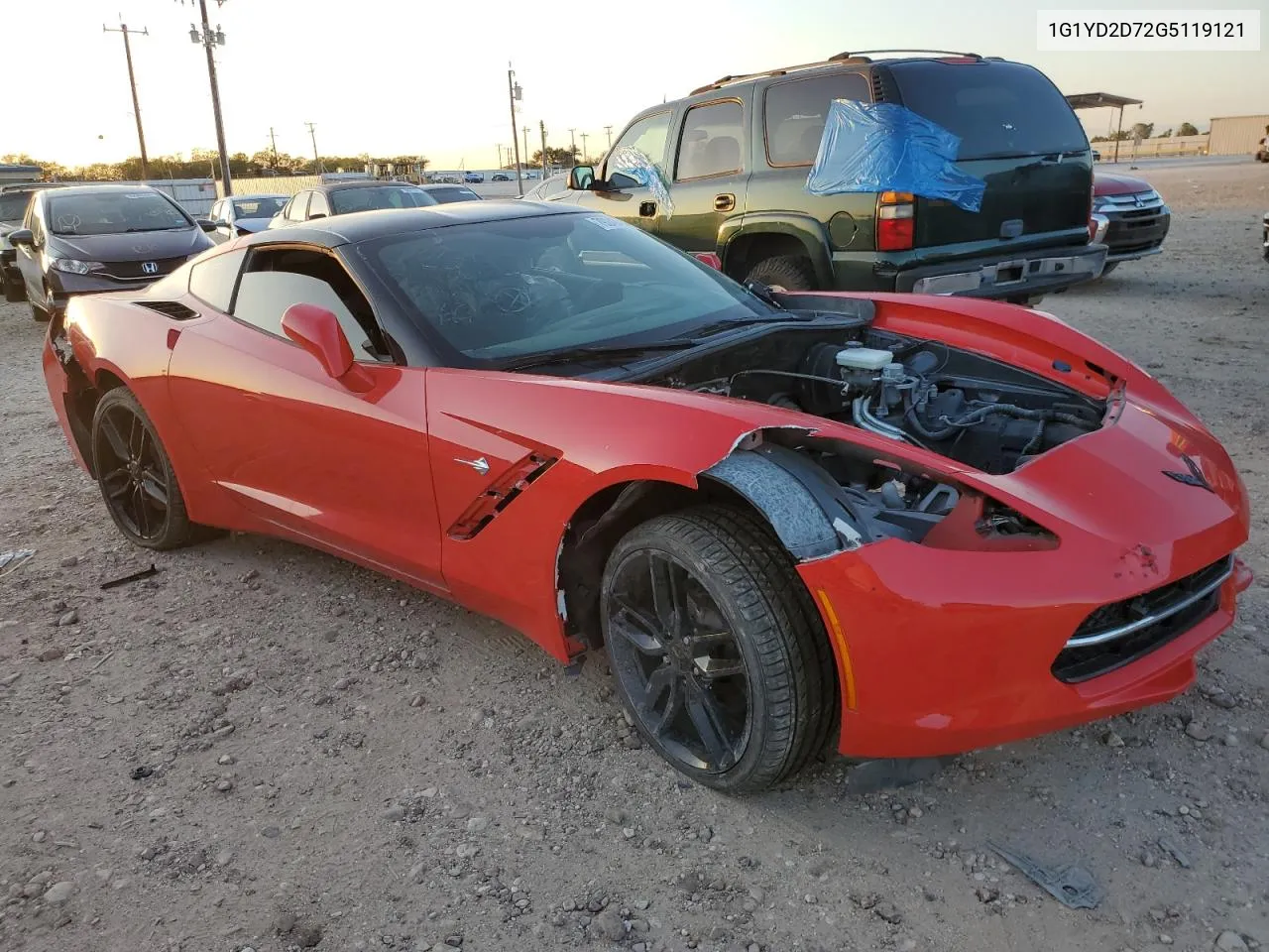 2016 Chevrolet Corvette Stingray 2Lt VIN: 1G1YD2D72G5119121 Lot: 79249434