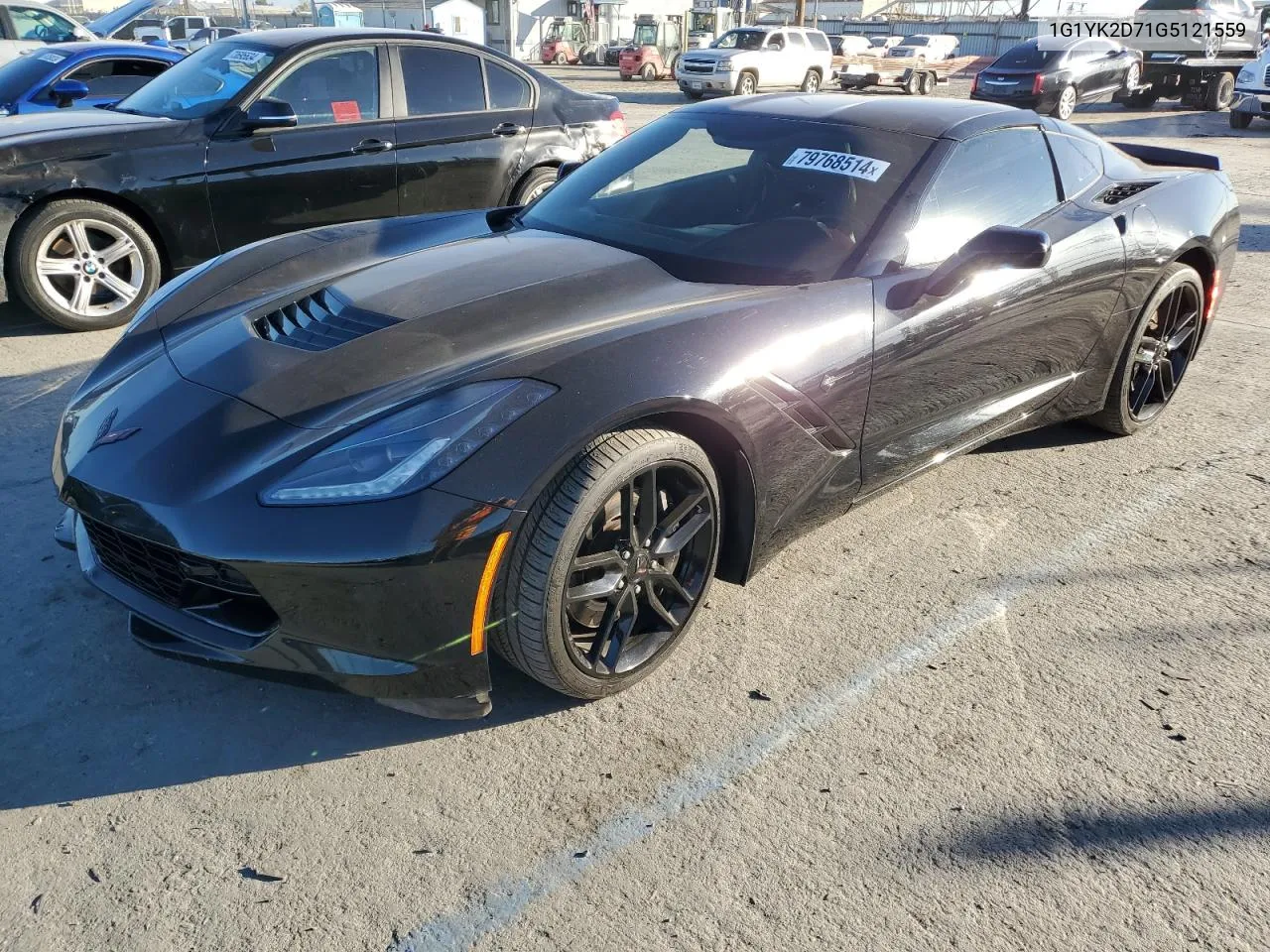 2016 Chevrolet Corvette Stingray Z51 2Lt VIN: 1G1YK2D71G5121559 Lot: 79768514