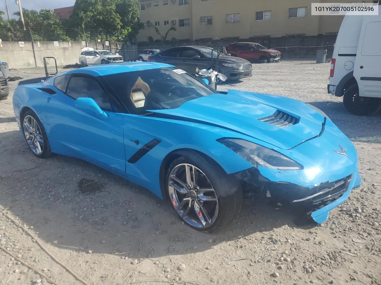 2016 Chevrolet Corvette Stingray Z51 2Lt VIN: 1G1YK2D70G5102596 Lot: 80113024