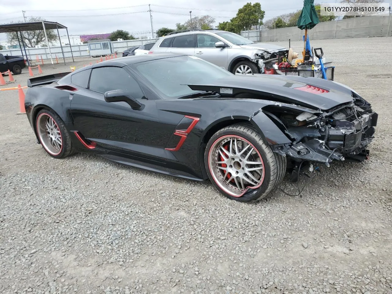 2017 Chevrolet Corvette Grand Sport 2Lt VIN: 1G1YY2D78H5101549 Lot: 55034674