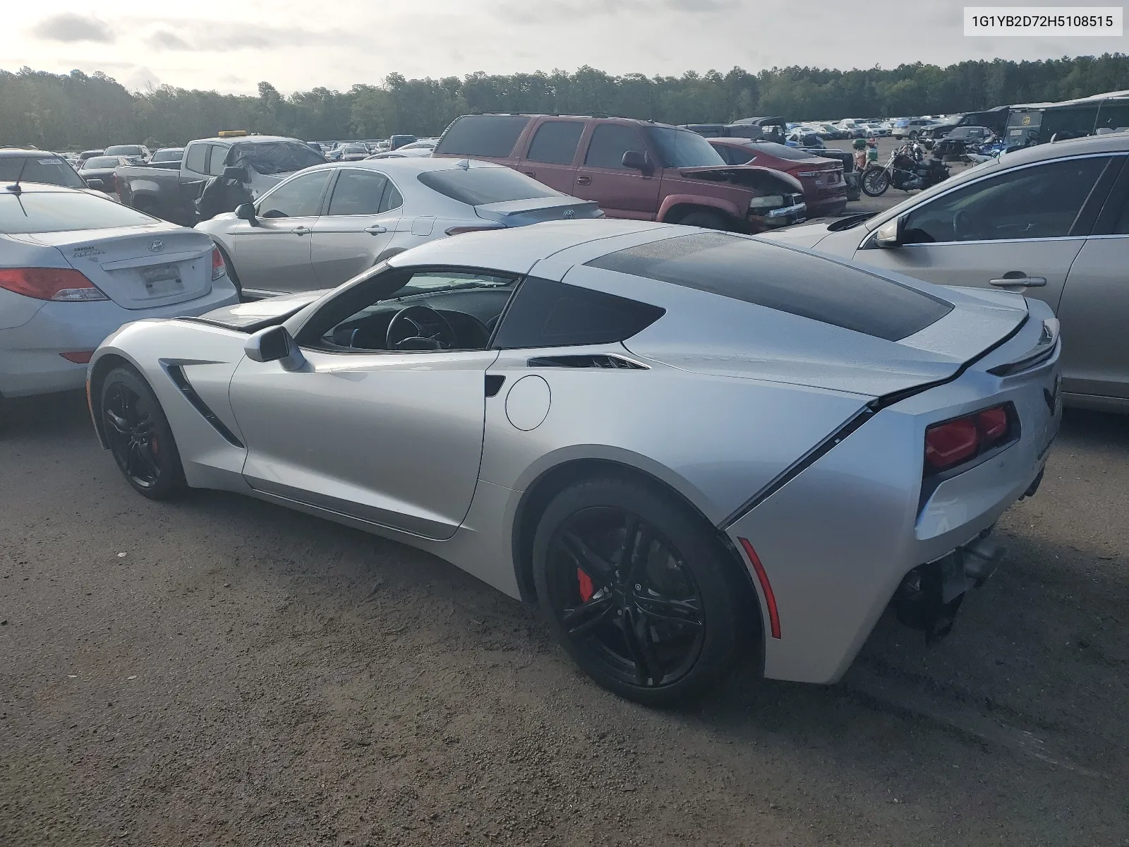 2017 Chevrolet Corvette Stingray 1Lt VIN: 1G1YB2D72H5108515 Lot: 56121973