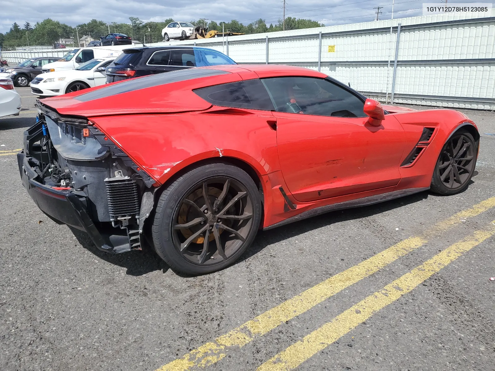 1G1Y12D78H5123085 2017 Chevrolet Corvette Grand Sport 3Lt