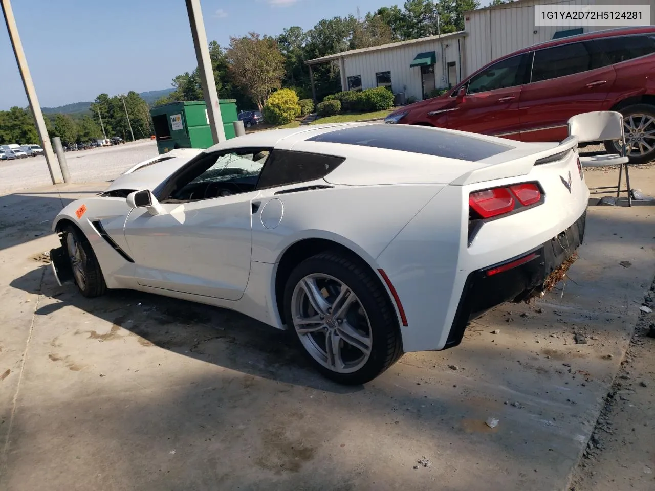 1G1YA2D72H5124281 2017 Chevrolet Corvette Stingray 1Lt